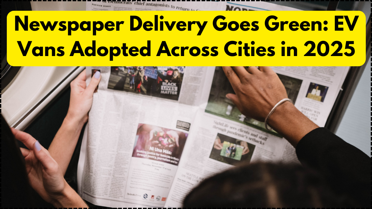 Newspaper Delivery Goes Green: EV Vans Adopted Across Cities in 2025