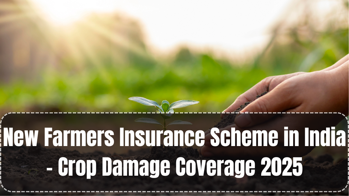 New Farmers Insurance Scheme in India – Crop Damage Coverage 2025