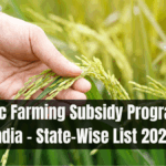 Organic Farming Subsidy Programs in India – State-Wise List 2025