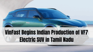 VinFast Begins Indian Production of VF7 Electric SUV in Tamil Nadu