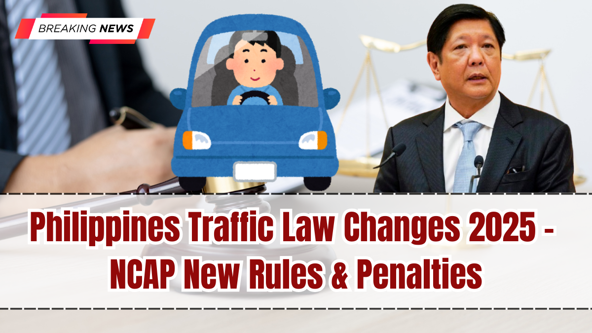 Philippines Traffic Law Changes 2025 – NCAP New Rules & Penalties