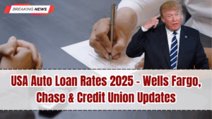 USA Auto Loan Rates 2025 – Wells Fargo, Chase & Credit Union Updates