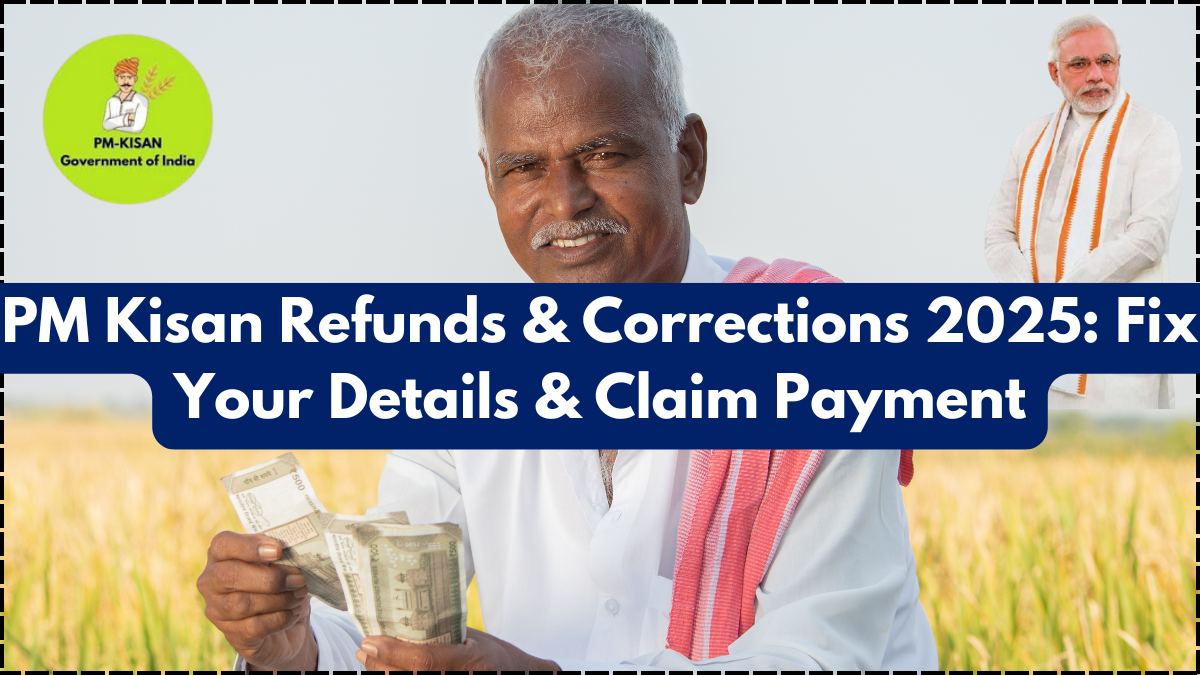PM Kisan Refunds & Corrections 2025: Fix Your Details & Claim Payment