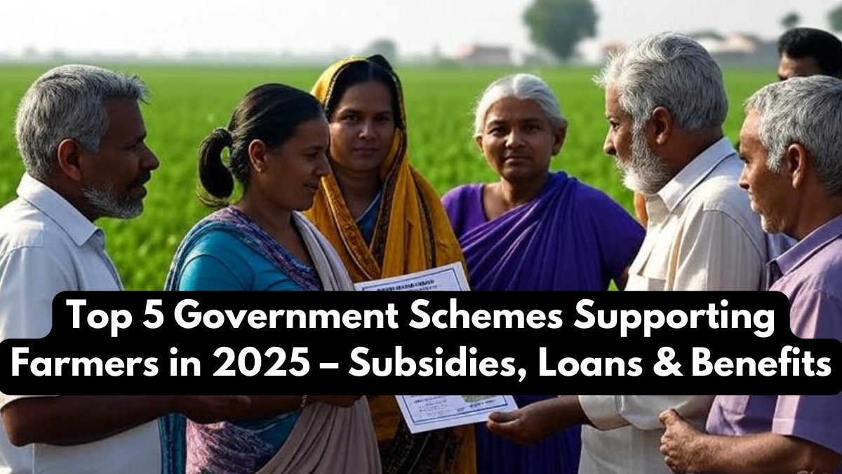 Top 5 Government Schemes Supporting Farmers in 2025 – Subsidies, Loans & Benefits