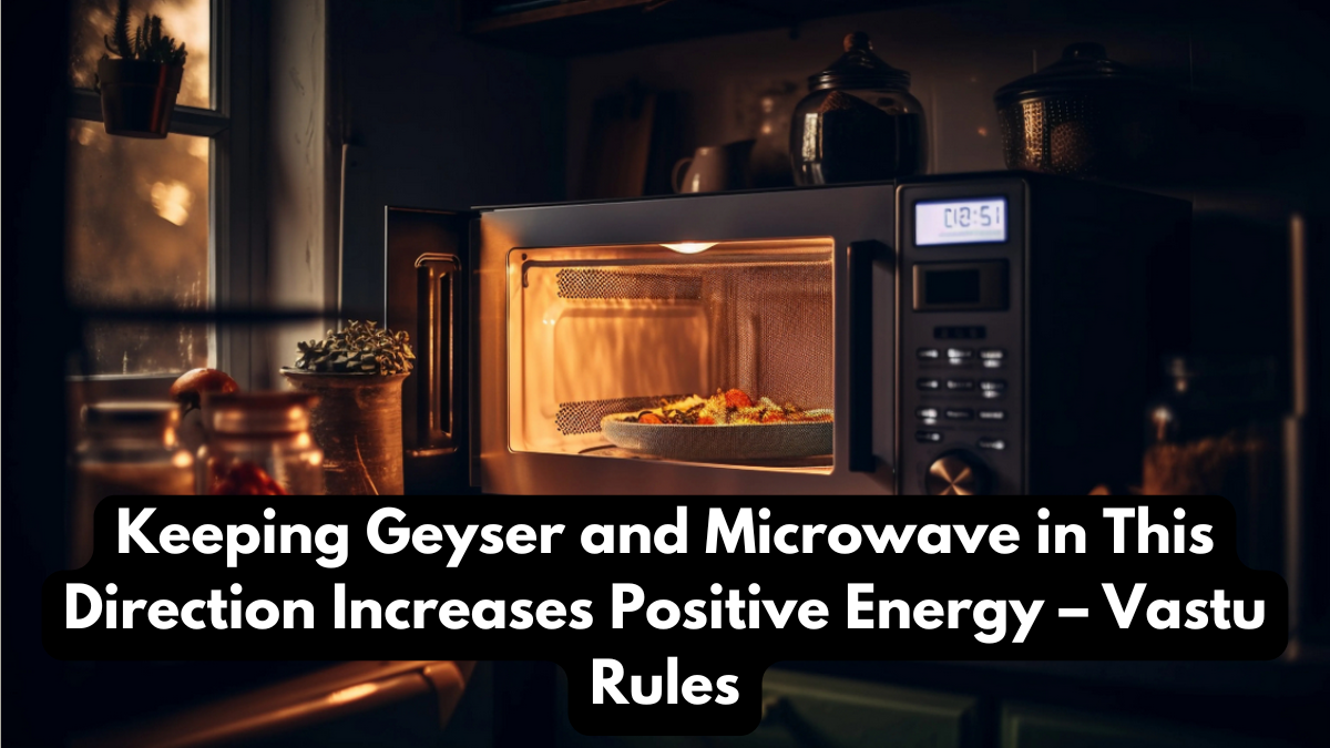 Keeping Geyser and Microwave in This Direction Increases Positive Energy – Vastu Rules