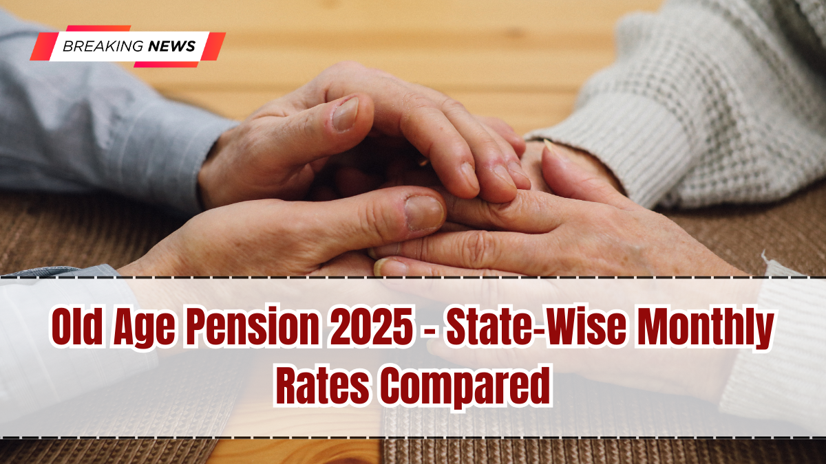 Old Age Pension 2025 – State-Wise Monthly Rates Compared