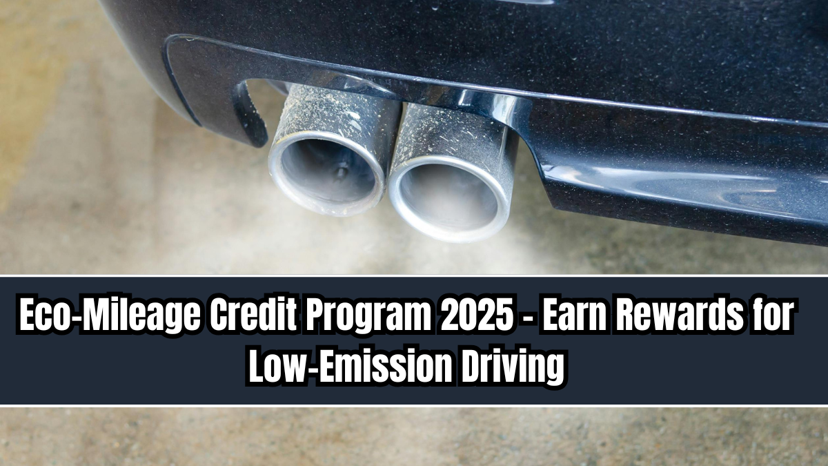 Eco-Mileage Credit Program 2025 – Earn Rewards for Low-Emission Driving